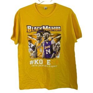 Kobe Bryant Black Mamba #KO8E24 1978-2020 His Legacy T-Shirt Tshirt T Shirt Tee